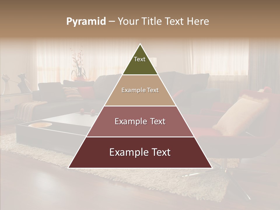 Men Living Furniture PowerPoint Template