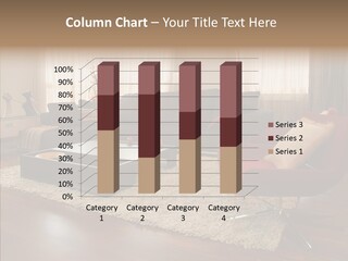 Men Living Furniture PowerPoint Template