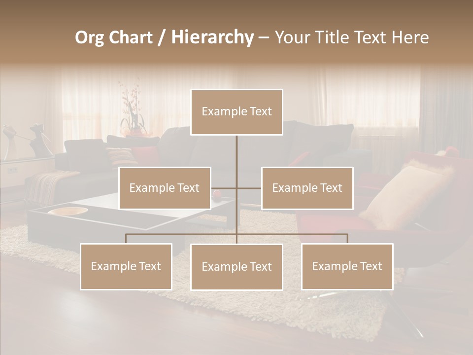 Men Living Furniture PowerPoint Template