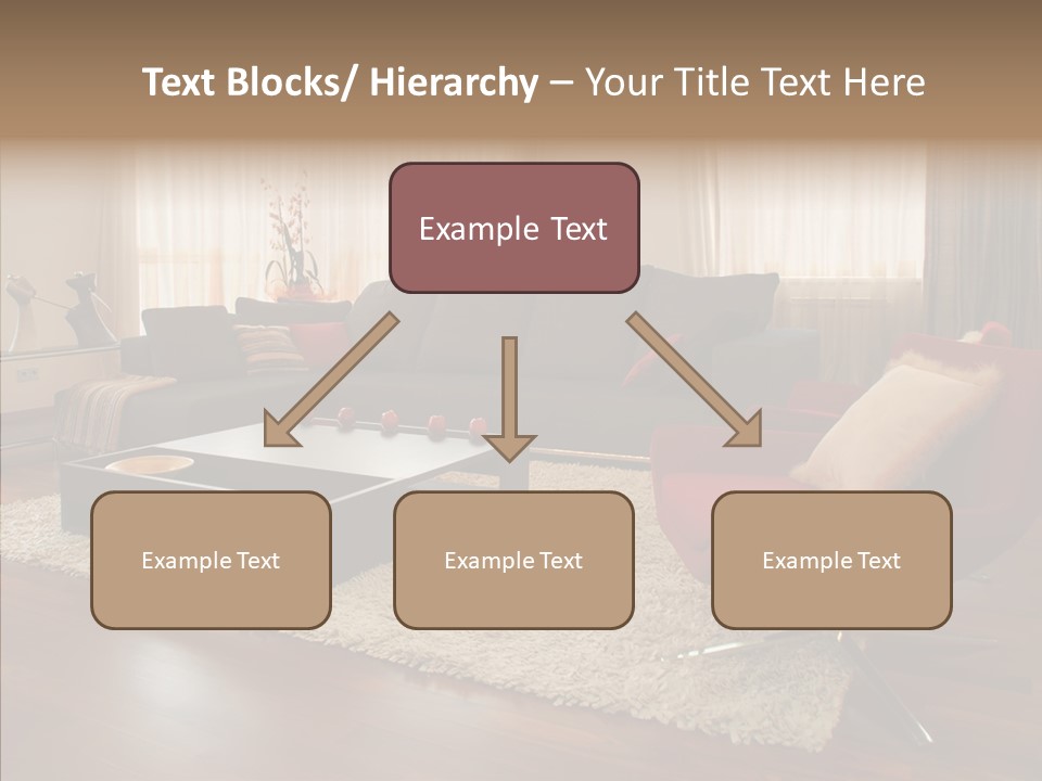 Men Living Furniture PowerPoint Template