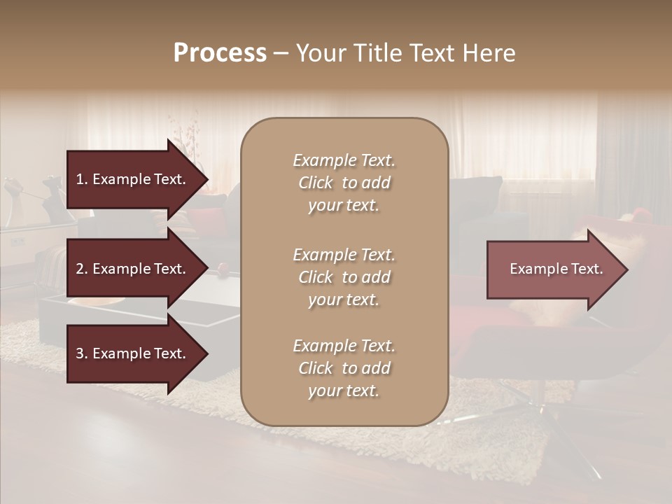 Men Living Furniture PowerPoint Template