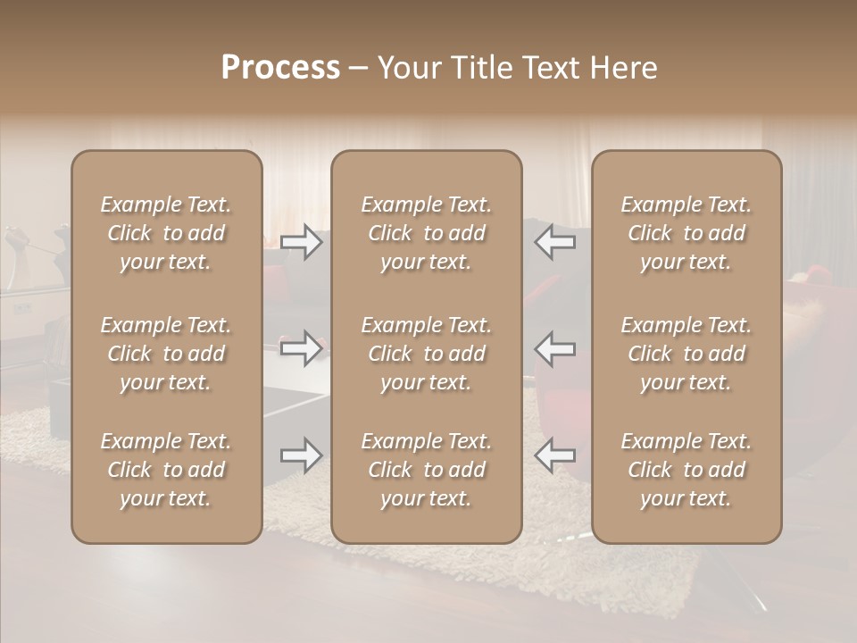 Men Living Furniture PowerPoint Template