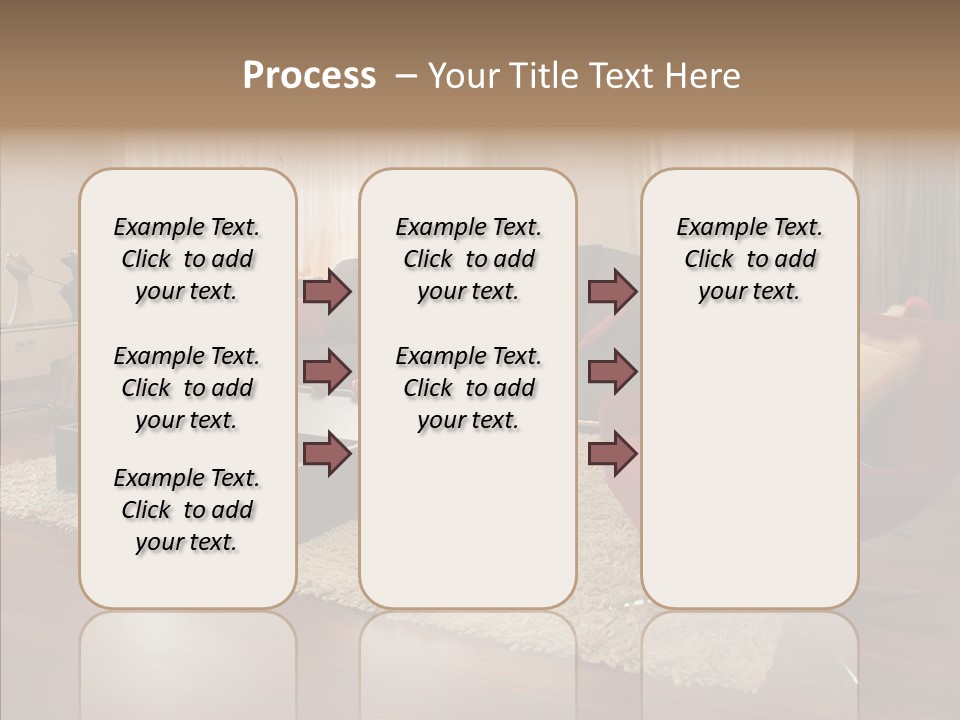 Men Living Furniture PowerPoint Template