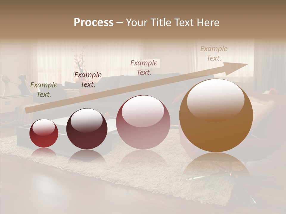 Men Living Furniture PowerPoint Template