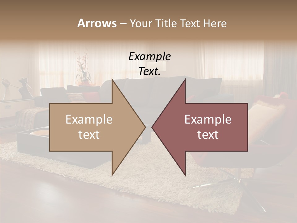 Men Living Furniture PowerPoint Template