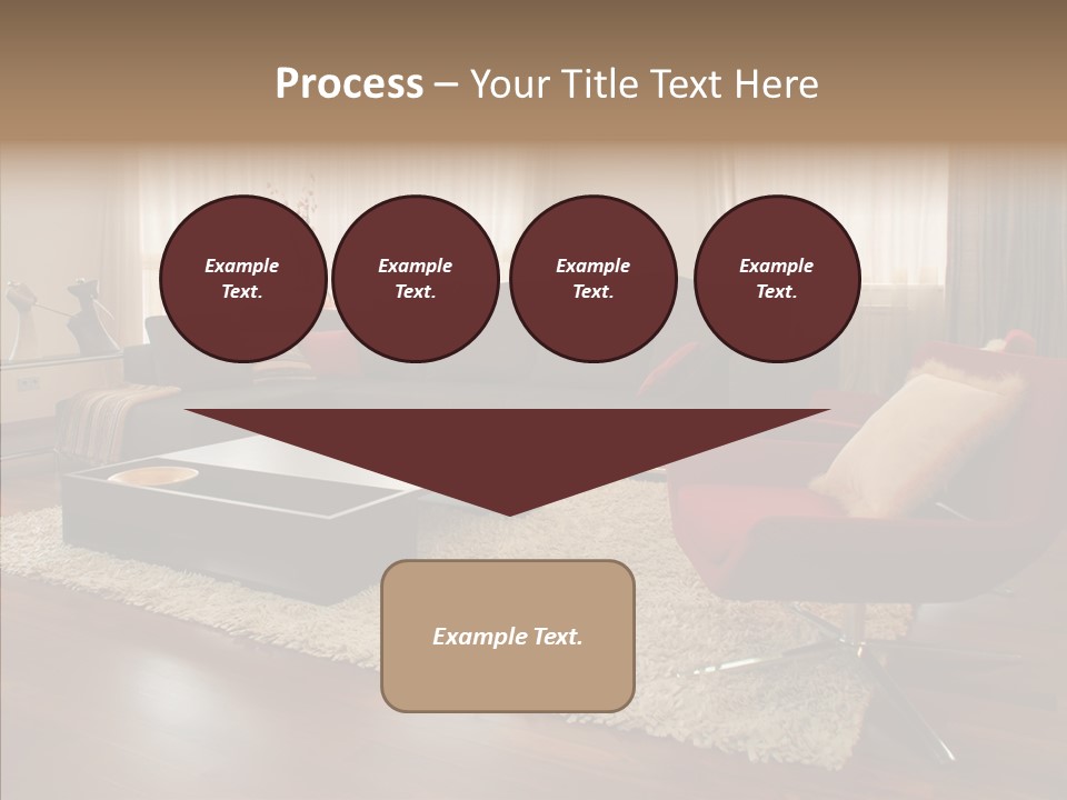 Men Living Furniture PowerPoint Template