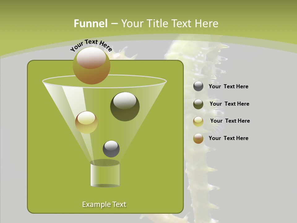 A Sea Horse On A Blue And Green Background PowerPoint Template