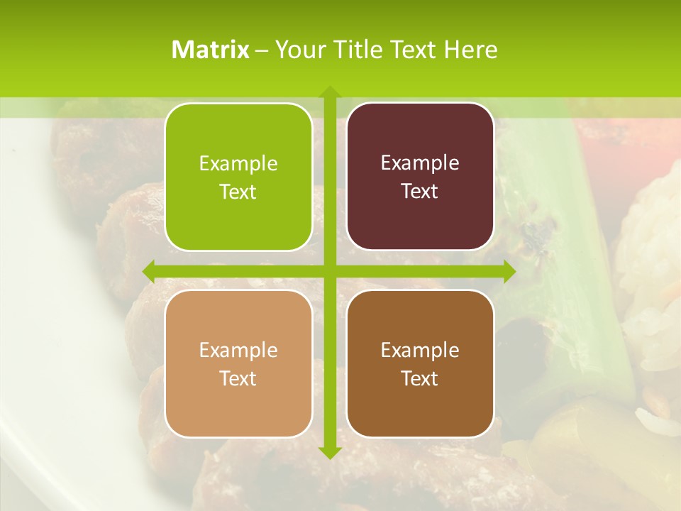 Salad Pepper Meal PowerPoint Template