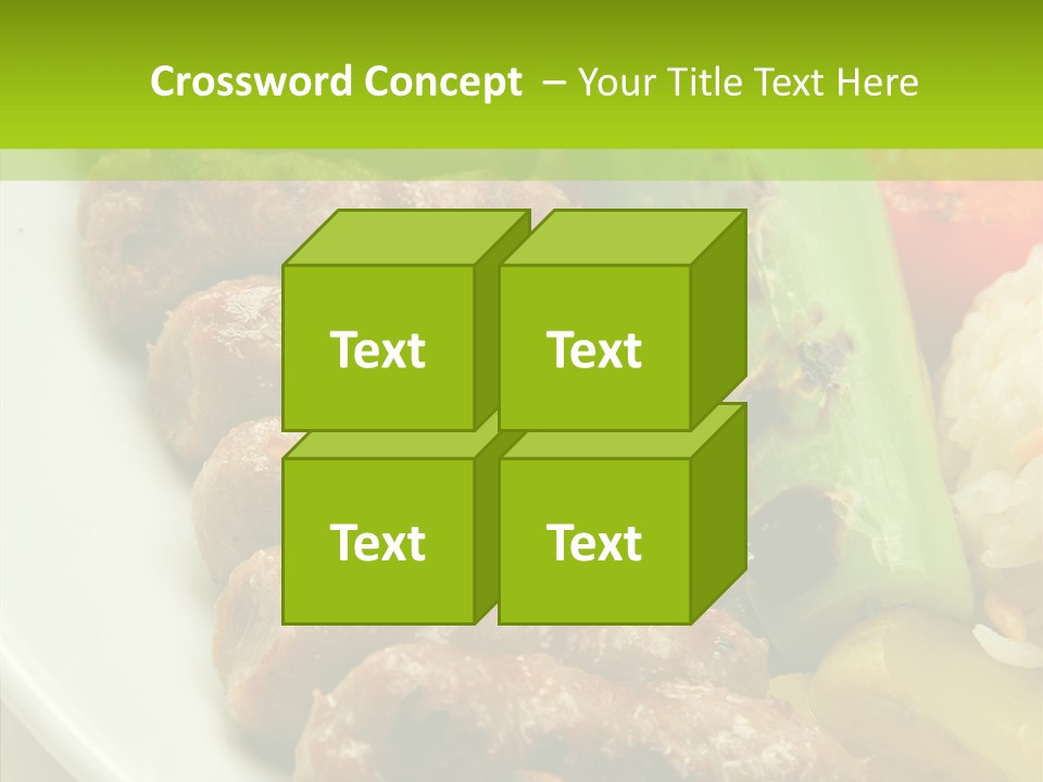 Salad Pepper Meal PowerPoint Template