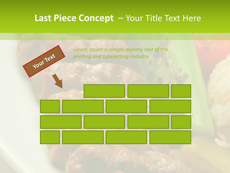 Salad Pepper Meal PowerPoint Template