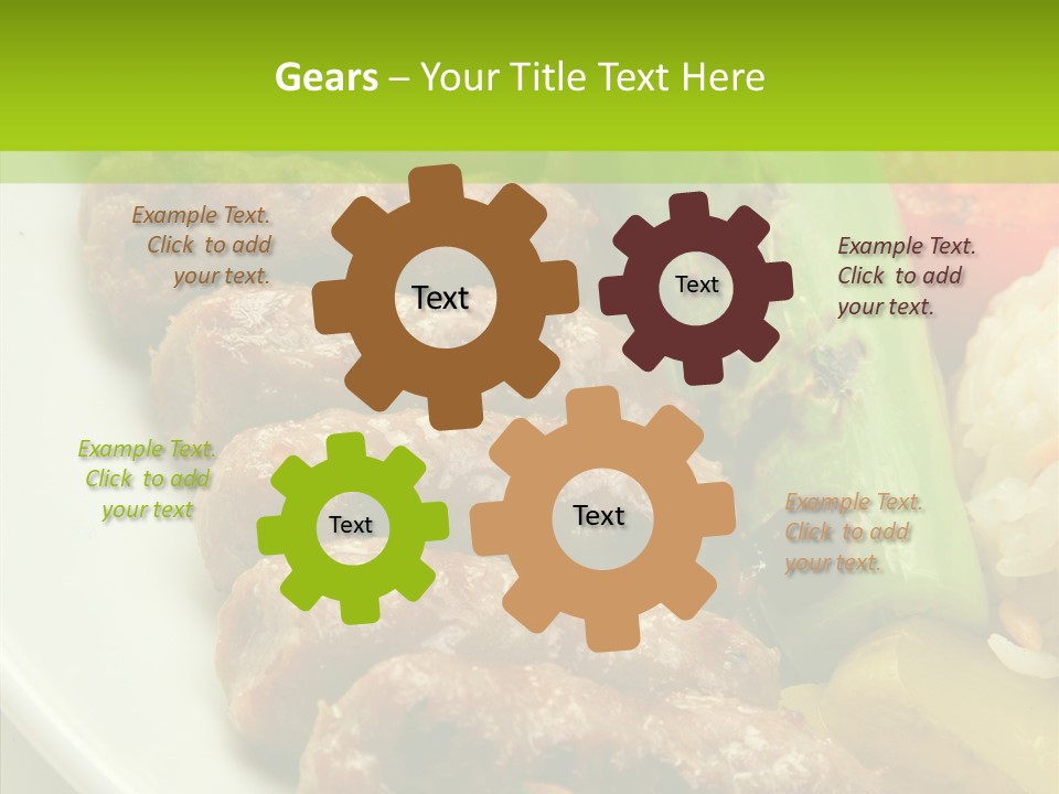Salad Pepper Meal PowerPoint Template