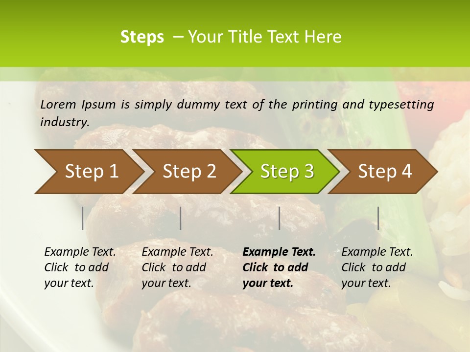 Salad Pepper Meal PowerPoint Template