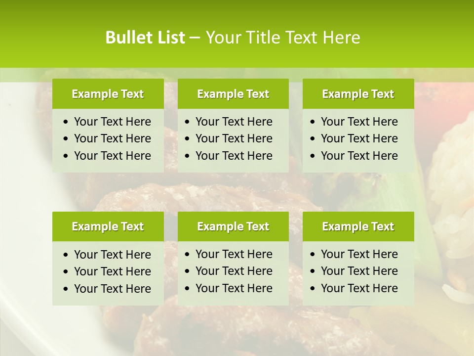 Salad Pepper Meal PowerPoint Template