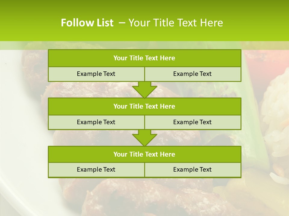 Salad Pepper Meal PowerPoint Template