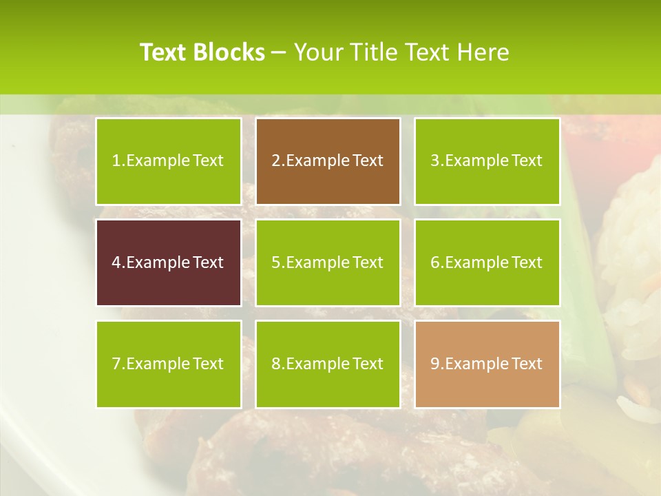 Salad Pepper Meal PowerPoint Template