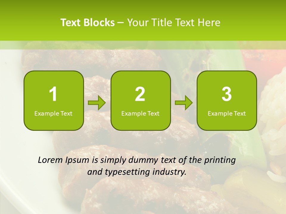 Salad Pepper Meal PowerPoint Template