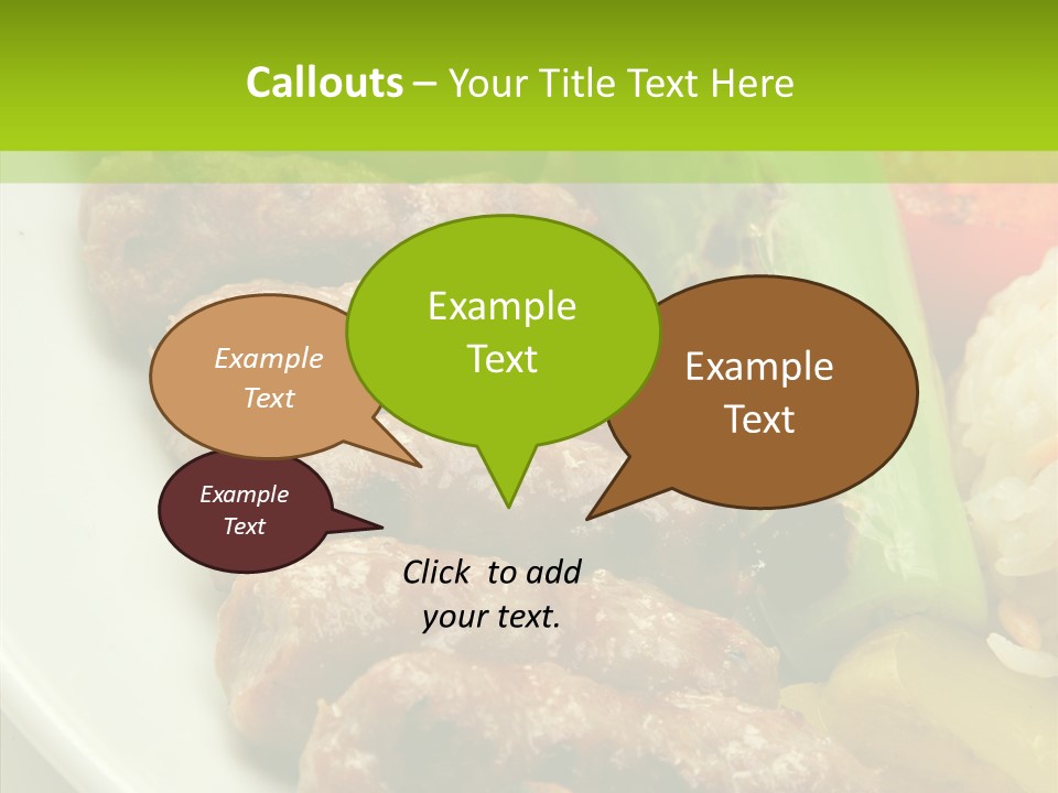 Salad Pepper Meal PowerPoint Template