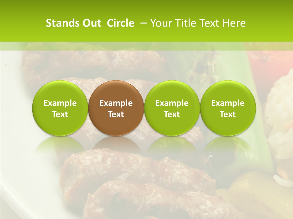 Salad Pepper Meal PowerPoint Template