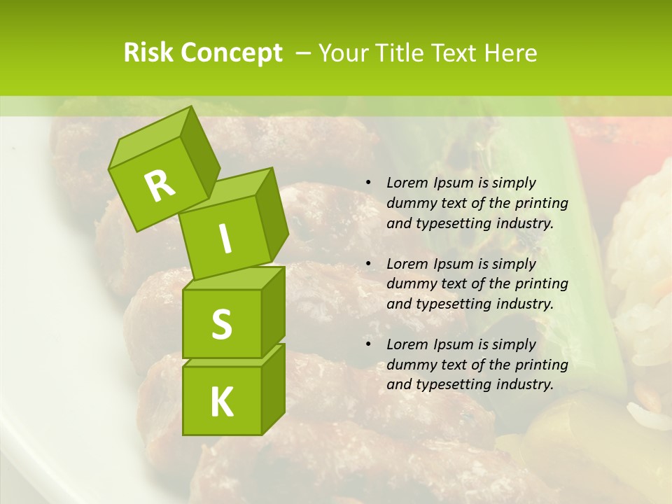 Salad Pepper Meal PowerPoint Template