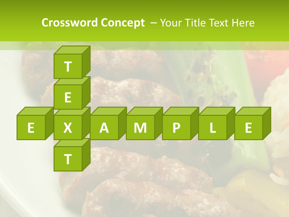 Salad Pepper Meal PowerPoint Template