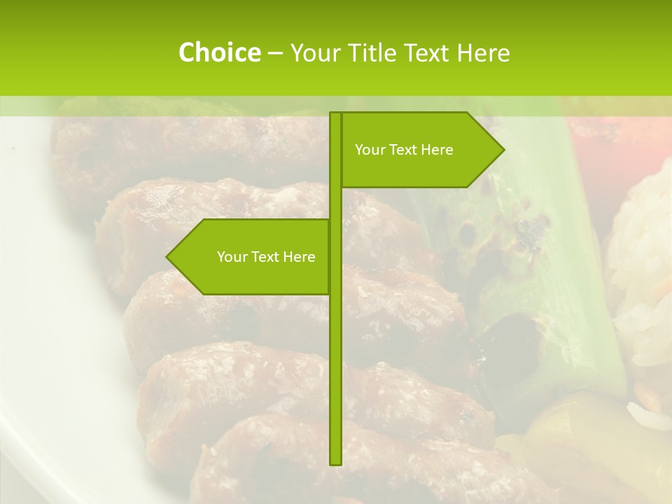 Salad Pepper Meal PowerPoint Template