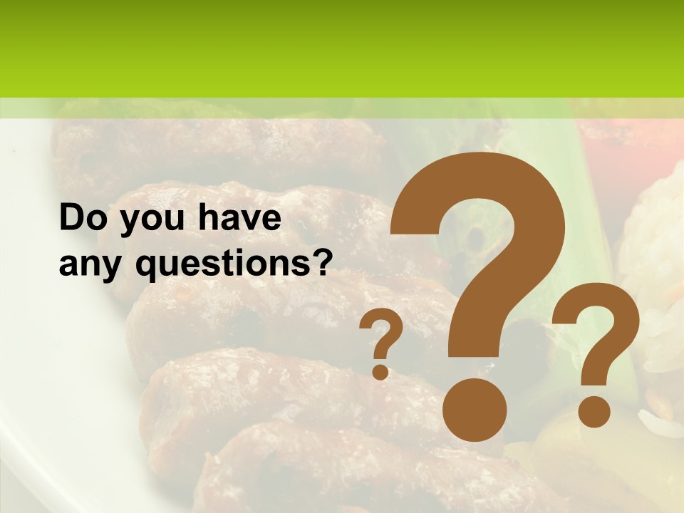 Salad Pepper Meal PowerPoint Template