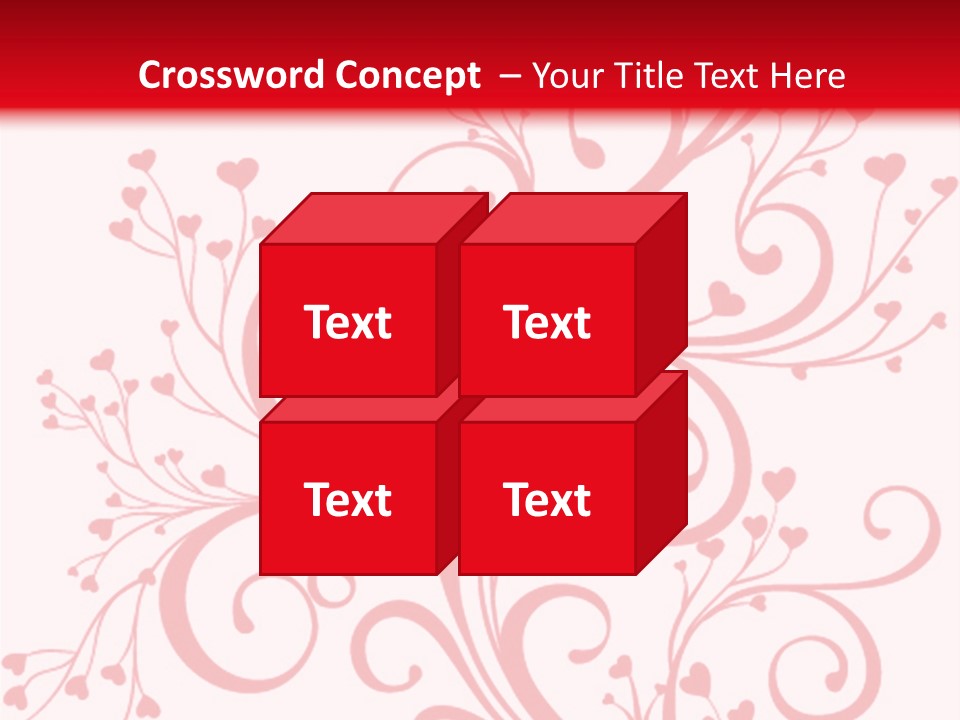 Romantic Ornament Swirl PowerPoint Template