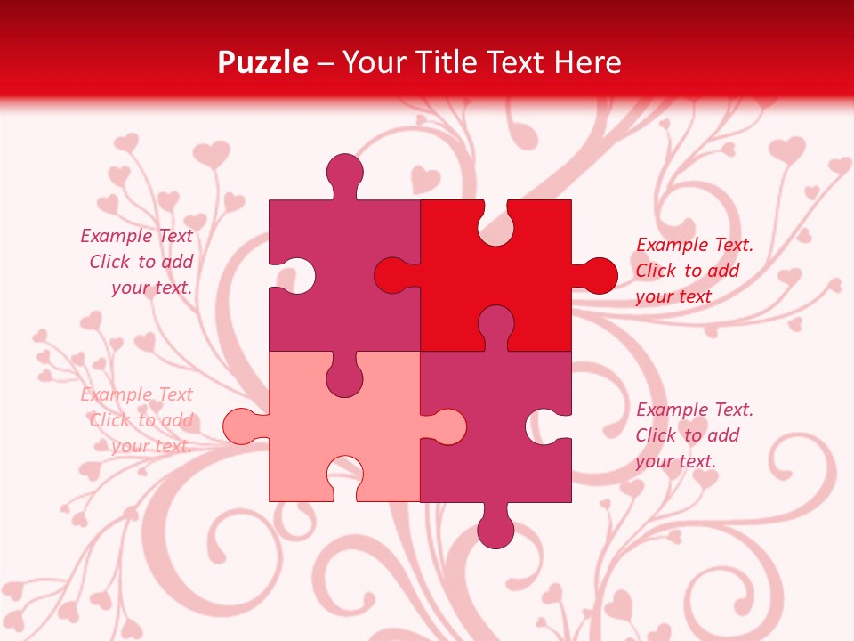 Romantic Ornament Swirl PowerPoint Template