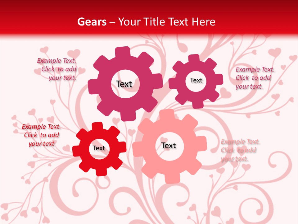 Romantic Ornament Swirl PowerPoint Template