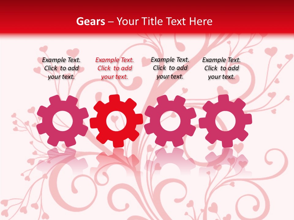 Romantic Ornament Swirl PowerPoint Template