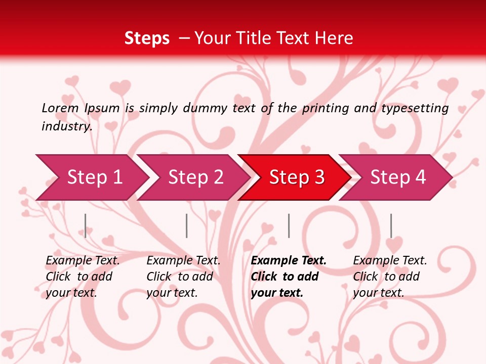 Romantic Ornament Swirl PowerPoint Template