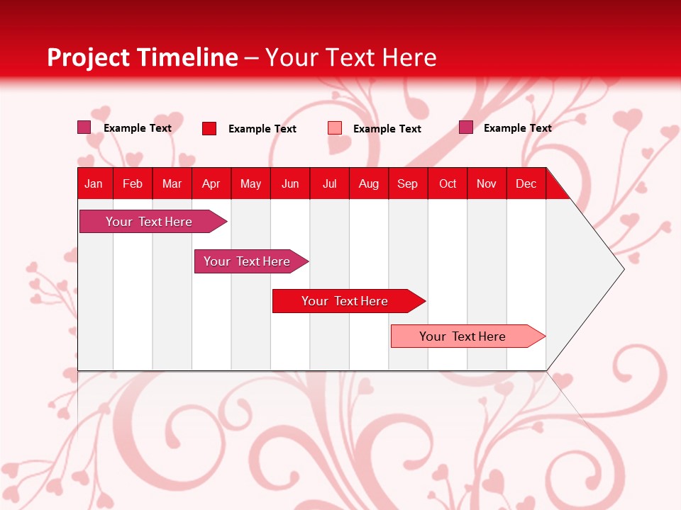 Romantic Ornament Swirl PowerPoint Template