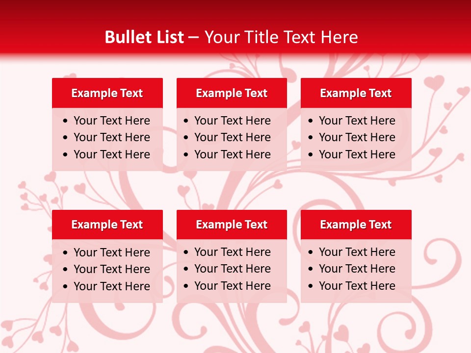 Romantic Ornament Swirl PowerPoint Template