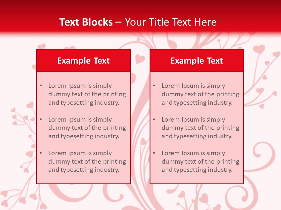 Romantic Ornament Swirl PowerPoint Template