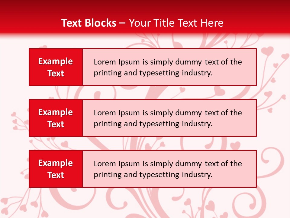 Romantic Ornament Swirl PowerPoint Template