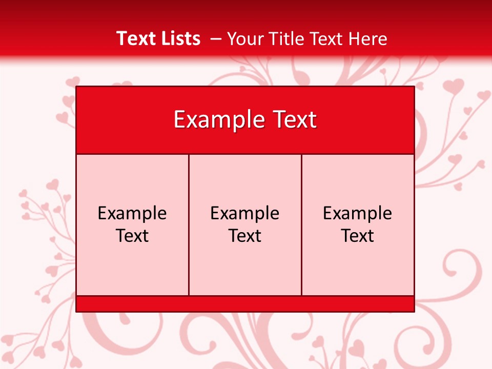 Romantic Ornament Swirl PowerPoint Template