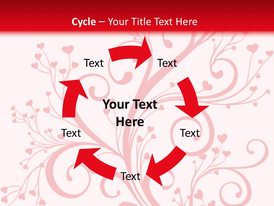 Romantic Ornament Swirl PowerPoint Template