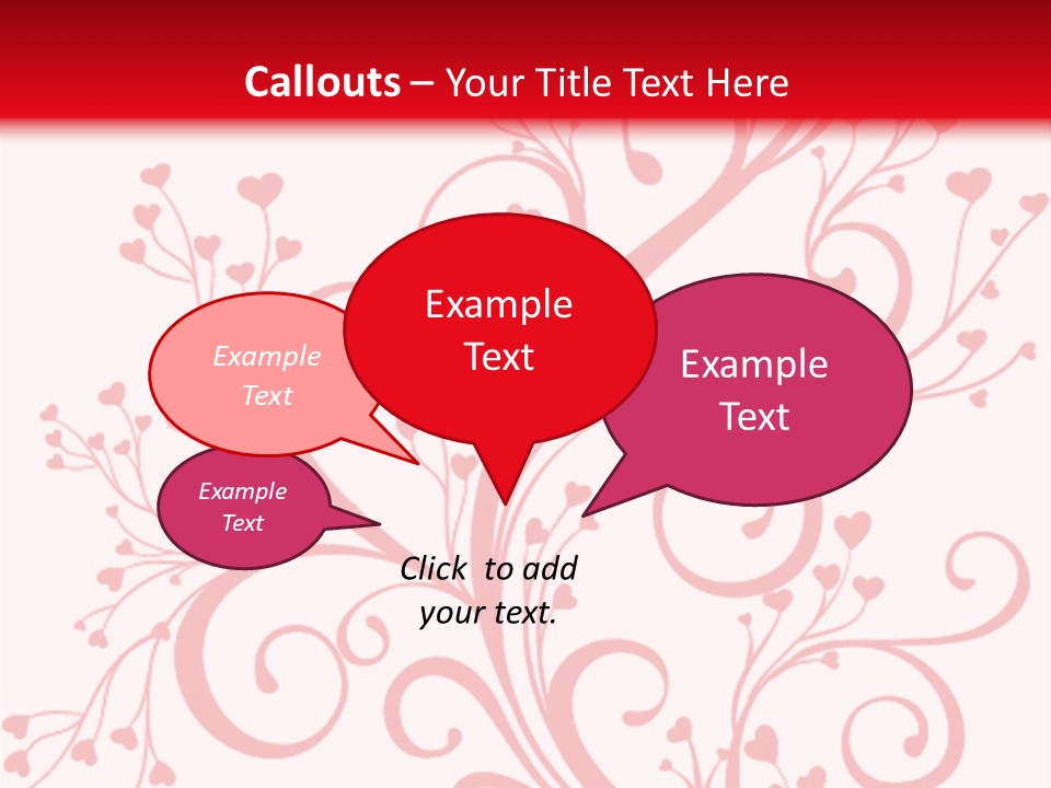 Romantic Ornament Swirl PowerPoint Template