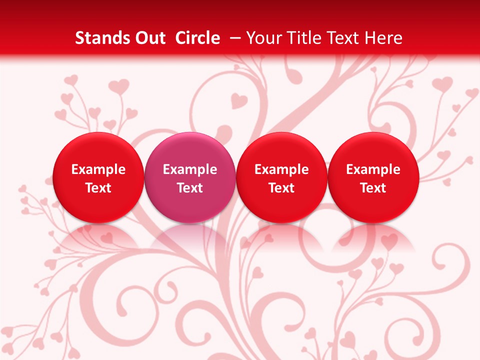 Romantic Ornament Swirl PowerPoint Template