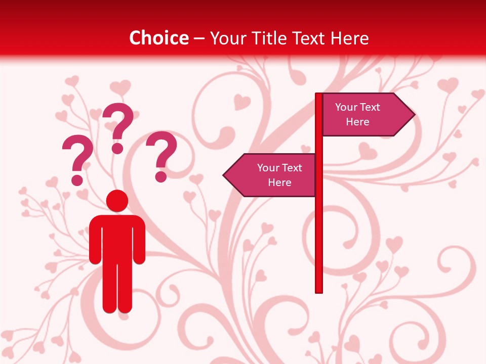 Romantic Ornament Swirl PowerPoint Template