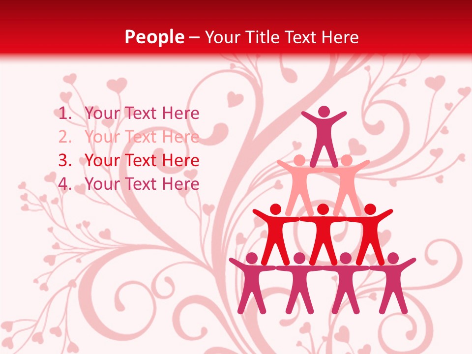 Romantic Ornament Swirl PowerPoint Template