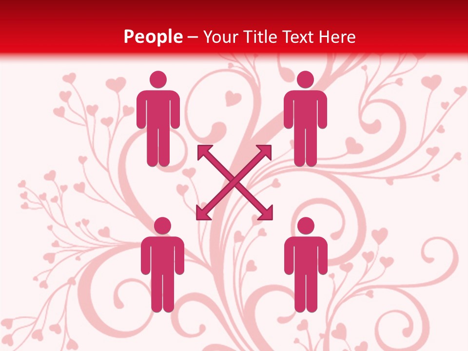 Romantic Ornament Swirl PowerPoint Template