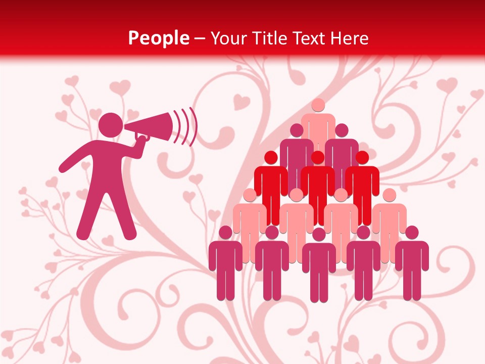 Romantic Ornament Swirl PowerPoint Template