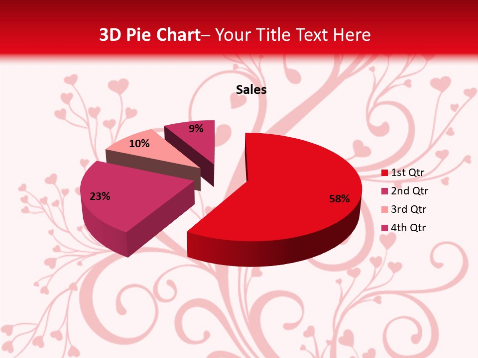 Romantic Ornament Swirl PowerPoint Template