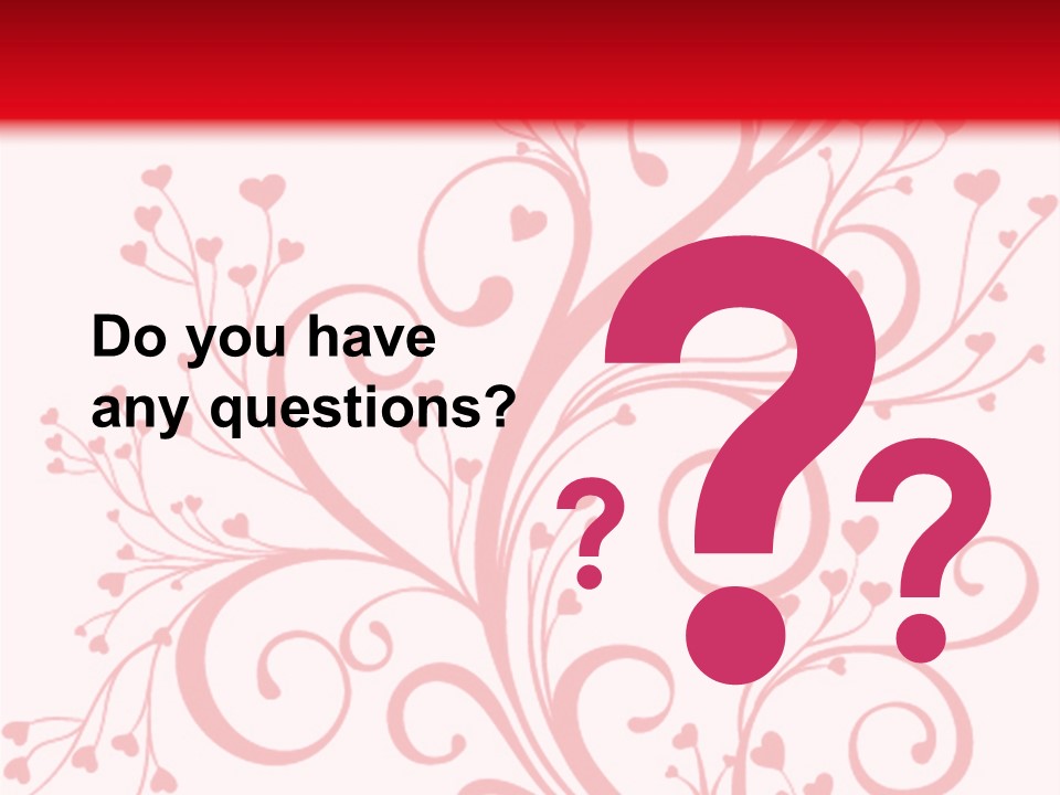 Romantic Ornament Swirl PowerPoint Template