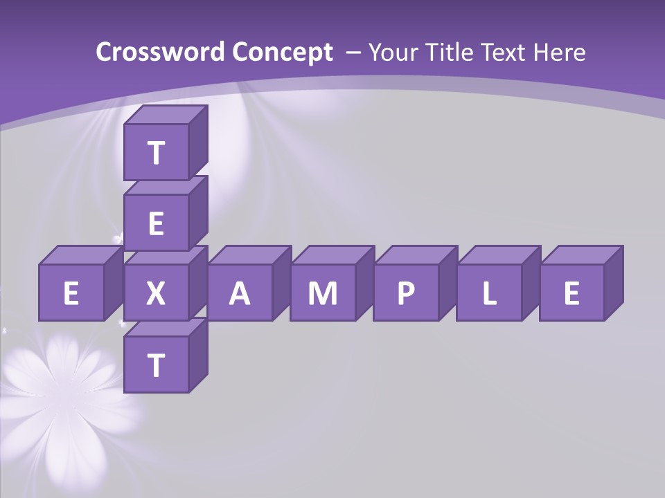 Flora Decoration Black PowerPoint Template