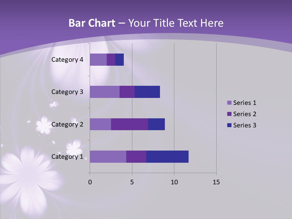 Flora Decoration Black PowerPoint Template