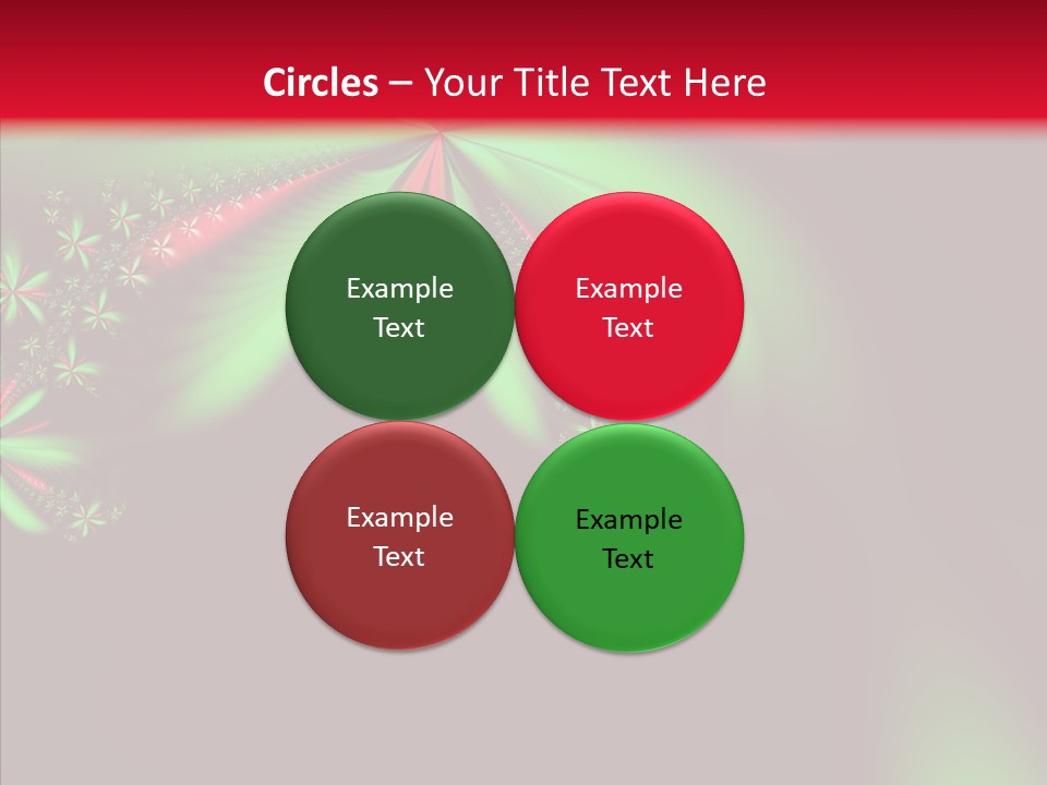 Adornment Wallpaper Spring PowerPoint Template