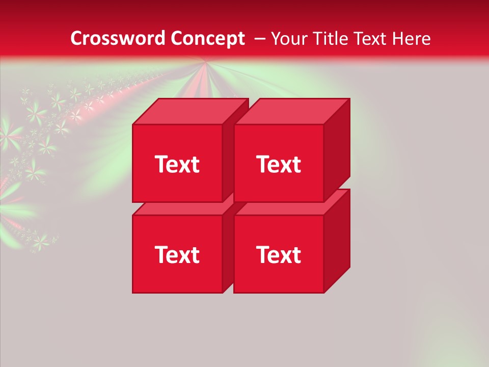 Adornment Wallpaper Spring PowerPoint Template