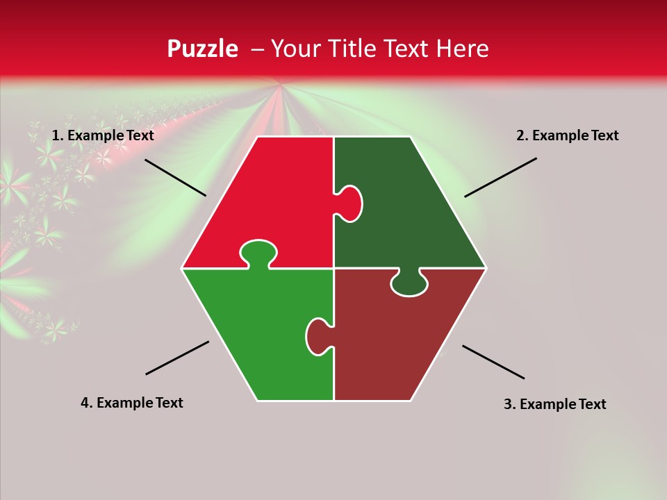 Adornment Wallpaper Spring PowerPoint Template